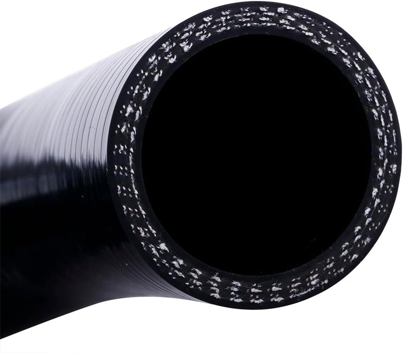 ZAP Performance 135 Degree ID 2"(51mm) Elbow Silicone Hose Intake Intercooler Coupler 2" inch Pipe,Length 102mm One Leg,4-Ply Thickness 5.4 mm - Image 4